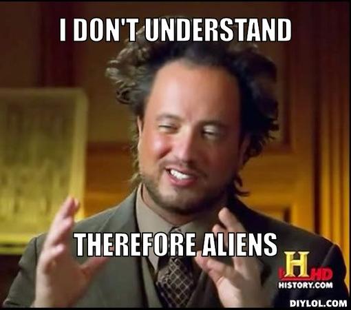 Therefore aliens...or in Charlotte's case, 'cult members'.
