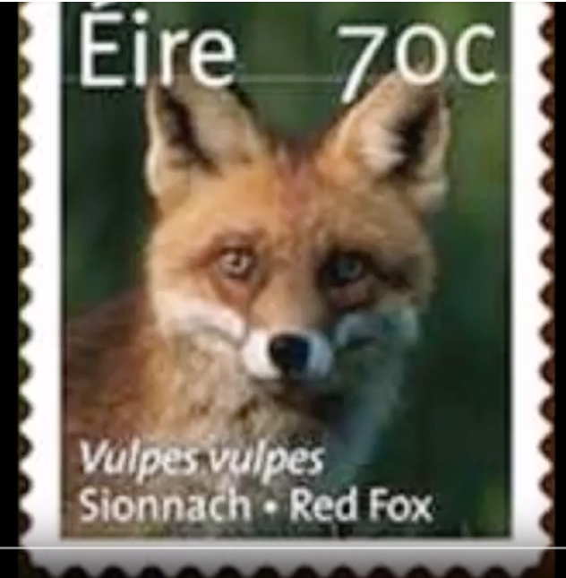Irish stamp Red Fox 2018-04-01
